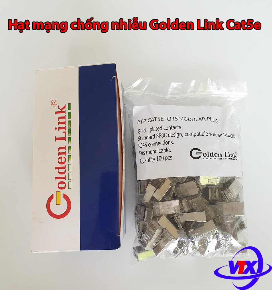 Hạt mạng RJ45 Golden Link FTP Cat5e