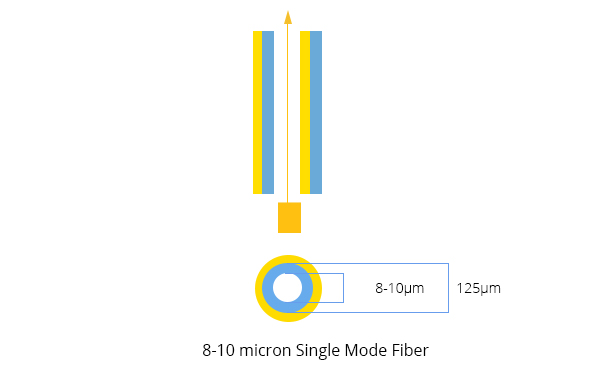Đường kính sợi cáp quang SingleMode
