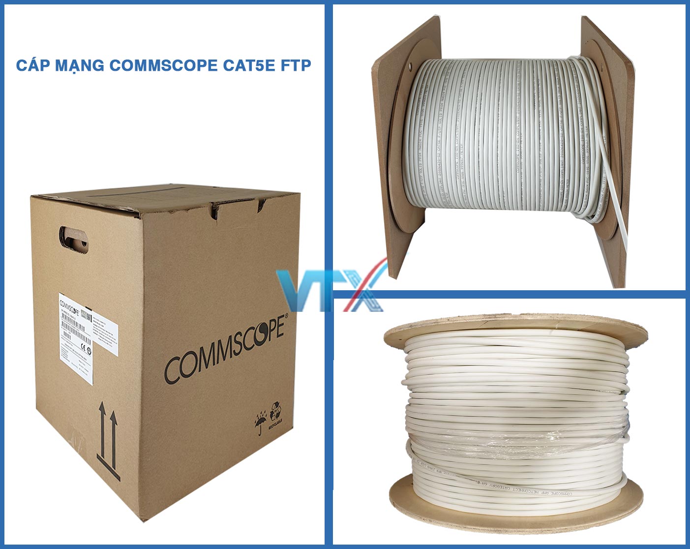 Cáp mạng Commscope Cat5e FTP