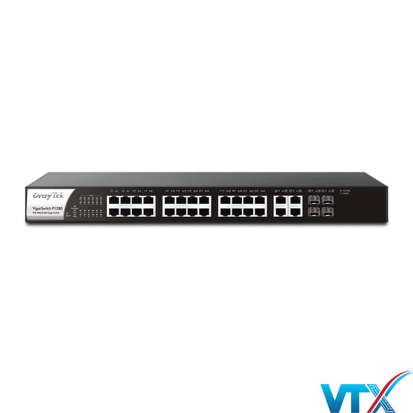Switch mạng PoE DrayTek VigorSwitch P1280