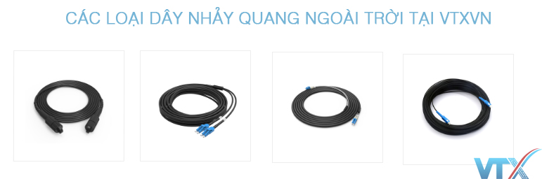 các loại dây nhảy quang ngoài trời tại VTXVN