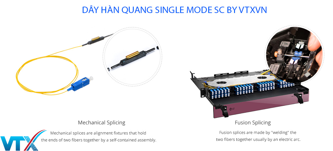 Dây hàn quang Single mode SC - Pigtail SC