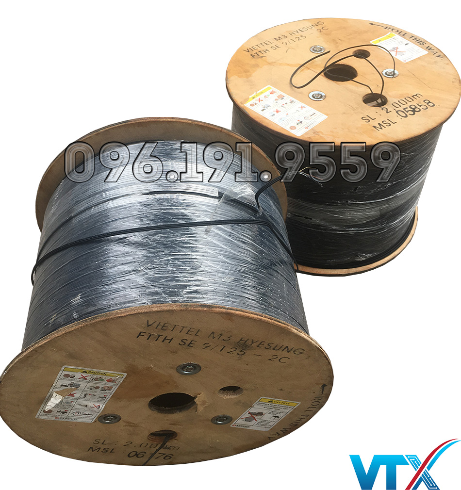 Cáp quang Singlemode 2fo bọc chặt
