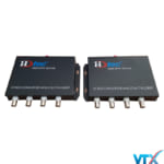 Media converter quang 4 port 1080p hdtec