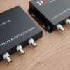 Media converter quang 4 port 1080p hdtec