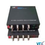 Media converter quang 8 port 1080p rs485 hdtec