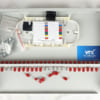 Hộp phối quang ODF 24FO chuẩn ST (tròn gài) loại lắp rack, vỏ sắt sơn tĩnh điện màu trắng, dây hàn tùy chọn SM hoặc MM