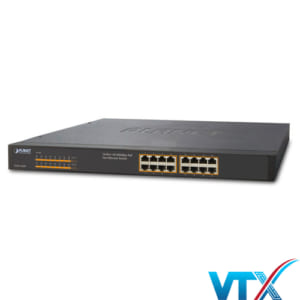 Switch chia mạng PLANET 16-port FNSW-1600P 10/100Mbps PoE