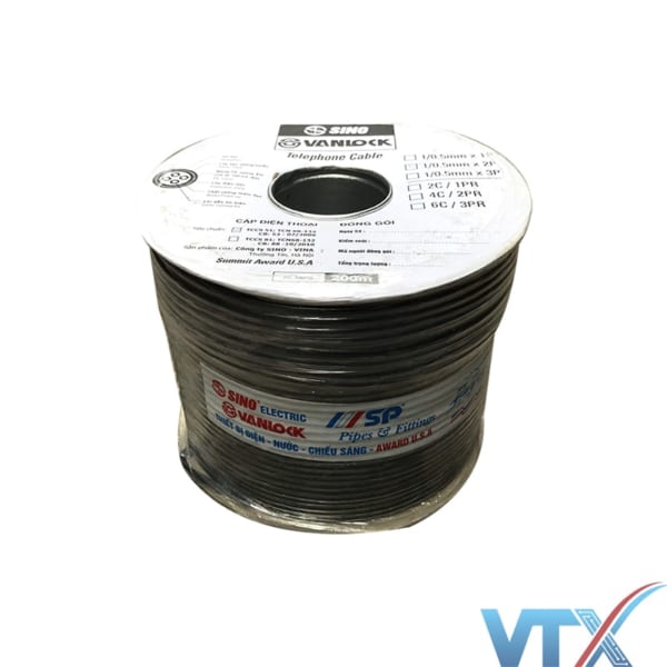 Cáp điện thoại Sino 2 đôi