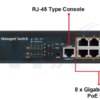 Switch chia mạng PLANET PoE GS-4210-8P2S