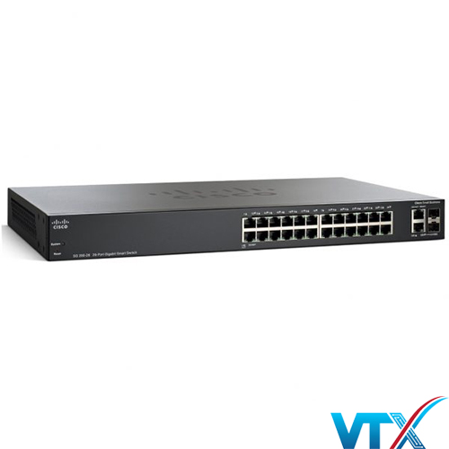 Switch chia mạng PoE Cisco SG200-26P