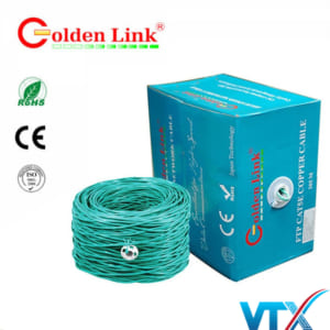 Dây cáp mạng Golden Link Cat 5e FTP Plus (Đồng nguyên chất)