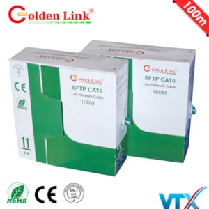 Cáp mạng Golden Link SFTP Cat6E Chống nhiễu-100m