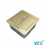 Ổ cắm âm sàn Sino Amigo màu đồng SFP-2B