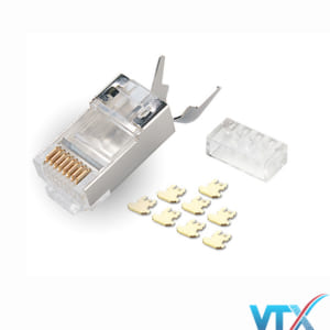 Hạt mạng Cat6A FTP chống nhiễu có đuôi