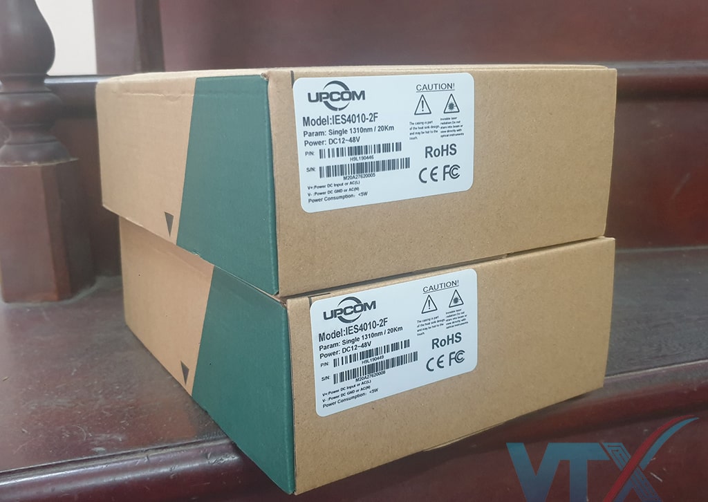 Switch công nghiệp Upcom 8 port 10/100M Base-T (X) + 2 port 100Base-FX | PN:IES4010-2F