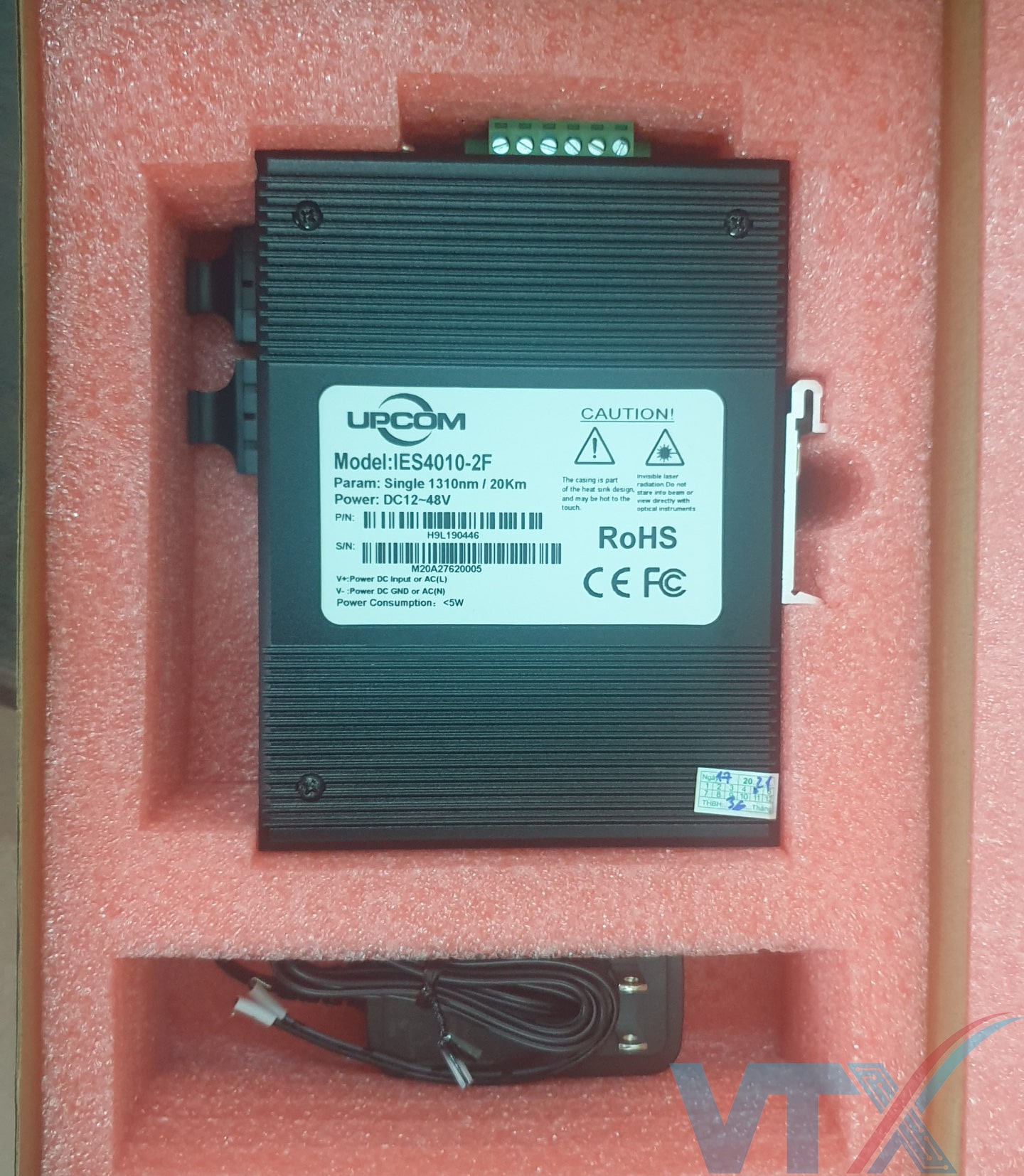 Switch công nghiệp Upcom 8 port 10/100M Base-T (X) + 2 port 100Base-FX | PN:IES4010-2F