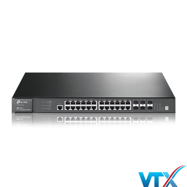 Switch Quản Lý JetStream L3 Stackable 28 port Gigabit | PN: T3700G-28TQ