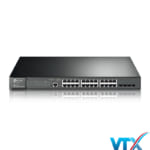 Switch Quản Lý JetStream L2 24 port Gigabit PoE+4 SFP TP-Link | PN: T2600G-28MPS (TL-SG3424P)