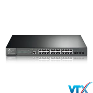 Switch Quản Lý JetStream L2 24 port Gigabit PoE+4 SFP TP-Link | PN: T2600G-28MPS (TL-SG3424P)
