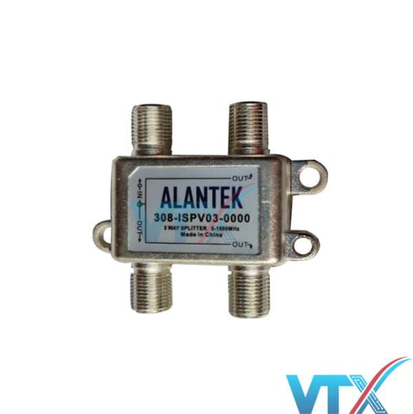 Bộ chia tín hiệu Alantek Spliter 3 cổng 308-ISPV03-0000