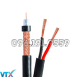 Cáp đồng trục kèm nguồn HDPRO RG59 + 2C COPPER