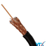 Cáp đồng trục RG6 HDPRO 2 lớp bạc TRI SHIELD