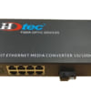 Bộ chuyển đổi quang sang RJ11/RJ12 HDTec 4 Port + 1 Port RJ45 10/100Mbps