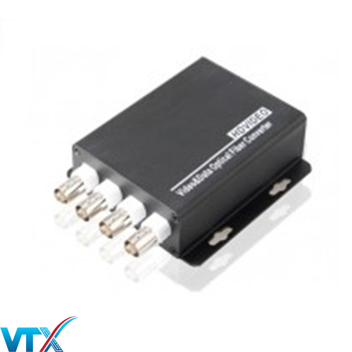Bộ chuyển đổi video quang HDTec 4 kênh Analog + RS485