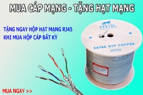 Cáp mạng các loại giảm giá đến 20%