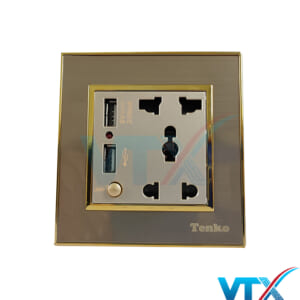Ổ USB âm tường Tenko TK-F66-B9-45