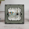 Ổ cắm cáp đồng trục và mạng âm tường Tenko TK-F71-A-51