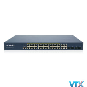 PoE Acorid 24 BASE-T PoE port + 4 GE + 4 SFP PN: GLS7700-24P4C