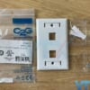 Wallplate mặt 2 cổng Legrand | PN:03411