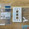 Wallplate mặt 3 cổng Legrand | PN:03412