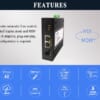 Converter quang công nghiệp Upcom PN: IMC102G-GS