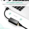 Bộ chuyển đổi USB to Lan 2.0 Ugreen 20254