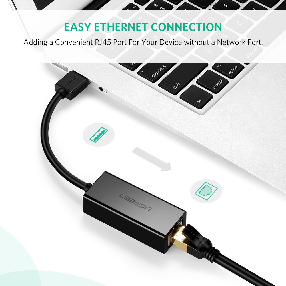 Bộ chuyển đổi USB to Lan 2.0 Ugreen 20254