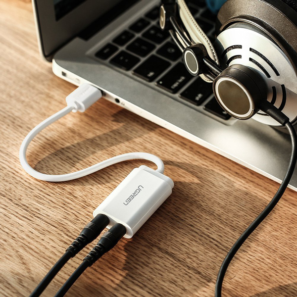 Cáp chuyển đổi USB 2.0 to 3.5mm Ugreen 30143