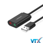 Cáp chuyển đổi USB 2.0 to 3.5mm Ugreen 30724