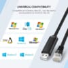 Cáp lập trình console USB to RJ45 Ugreen 50773