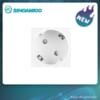 Ổ cắm điện jack tròn type 45 Sino Amigo F6