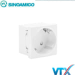 Ổ cắm điện jack tròn type 45 Sino Amigo F6