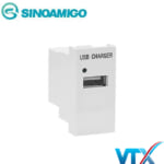 Ổ cắm sạc 1 cổng USB Sino Amigo F21-C2