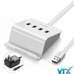 Bộ chia 4 cổng USB 3.0 có hỗ trợ nguồn Ugreen 20279