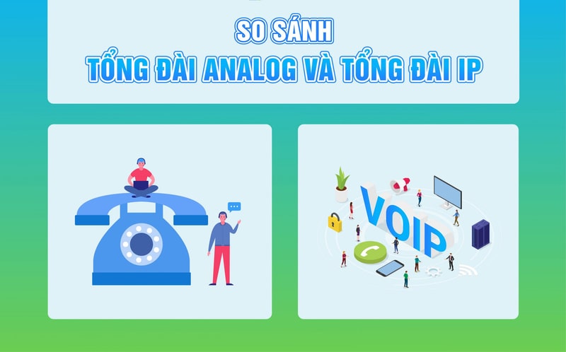 Tổng đài Analog và tổng đài IP