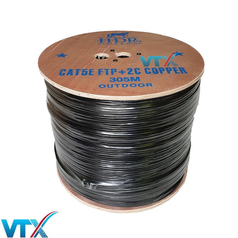 Cáp mạng ngoài trời Cat5e FTP HD-Pro (2C Copper Outdoor)