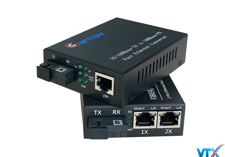Thiết kế của Media converter quang