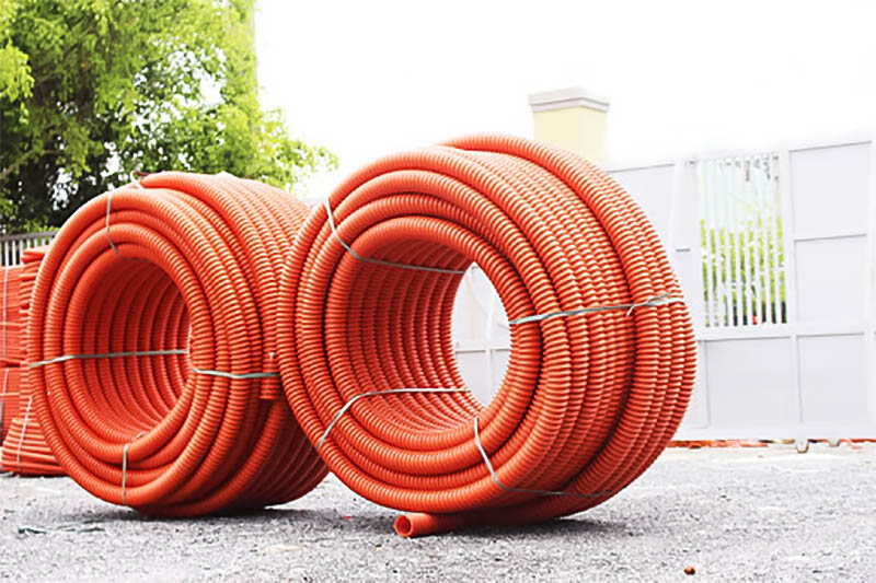 Ống gân xoắn HDPE có độ bền cao, không bị ăn mòn