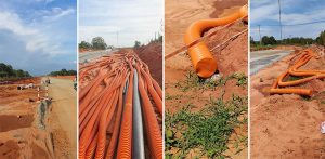 lắp đặt đường ống HDPE ngầm